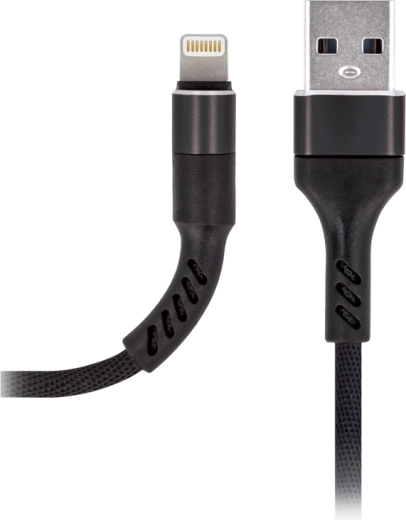 Maxlife laadimiskaabel Lightning 2 A, 1 m, must
