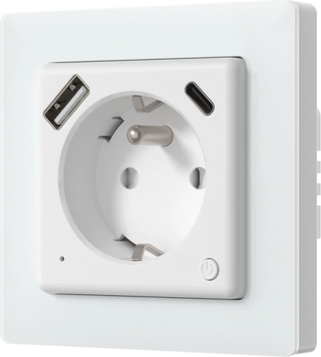 Avatto nutikas seinakontakt Wi‑Fi ja USB‑C-ga