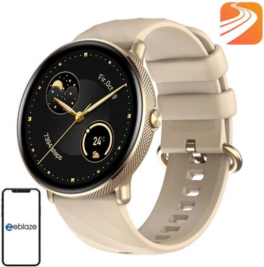Zeblaze GTR 3 Pro smart watch gold