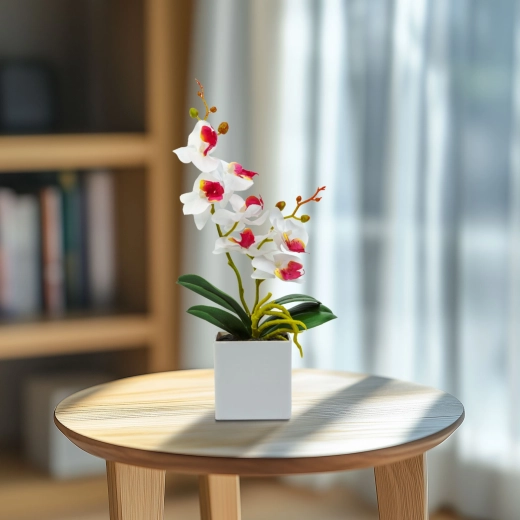 Kunstdekoratiivne orhidee 37 cm – 1 tk