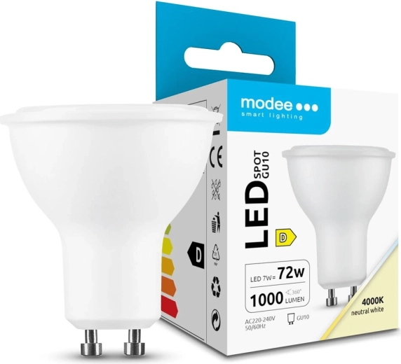 LED kohtpirn 7 W GU10 neutraalne valge 1000 lm