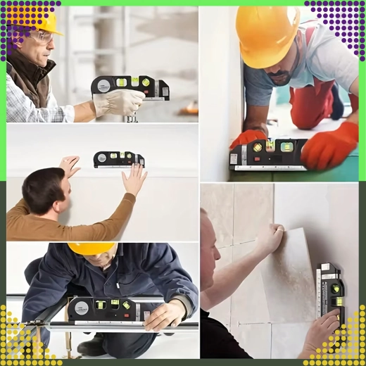 3 libellit horisontaalse, vertikaalse ja 45° jaoks