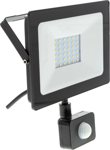 Retluxi LED-prožektor 30 W 4000 K PIR-anduriga