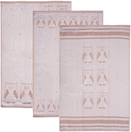 Puuvillased köögirätikud Sova, hallid, 70 × 50 cm – 3 tk