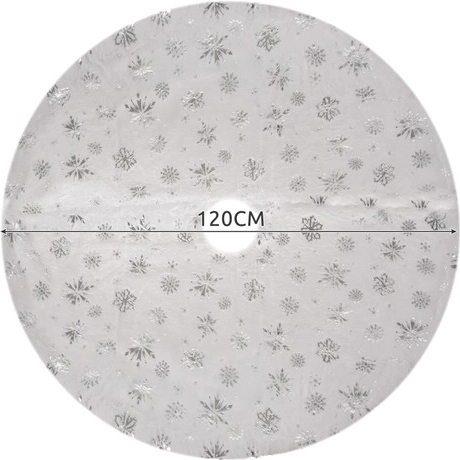 Diameter 120 cm – ideal for gifts and covering the stand