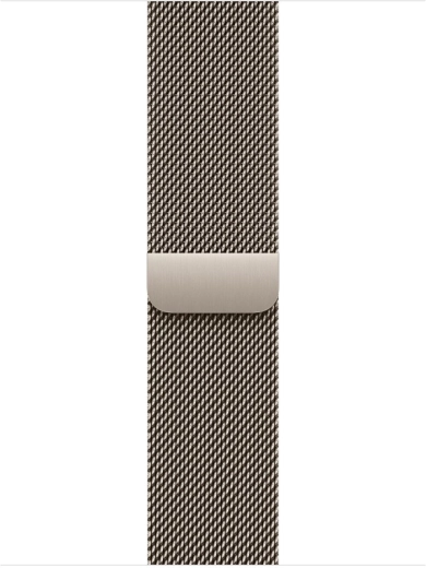 Milanese loop in natural color for 40 mm case
