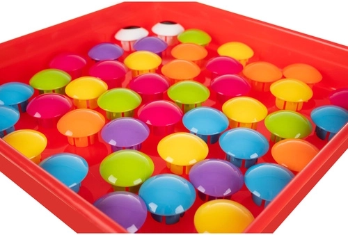 45 colorful buttons for motor-skill development