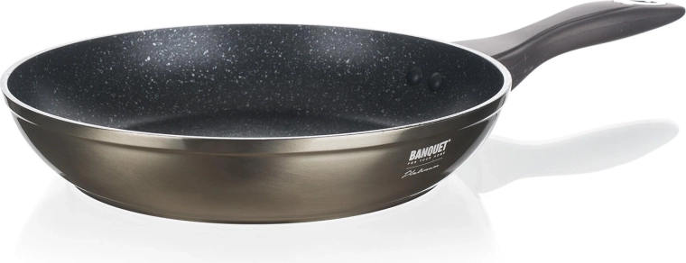 Pann 24 cm mittekleepuva pinnaga BANQUET Metallic Platinum