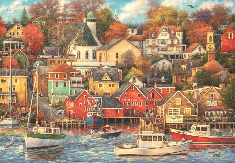 Puzzle 1500 Pieces High Quality, Port of Good Times