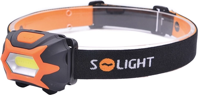 Solight LED-pealamp 3 W COB, 3 × AAA patareitoitega