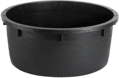 Plastist veeanum 220–230 l, läbimõõt 80 cm, kõrgus 54 cm, must