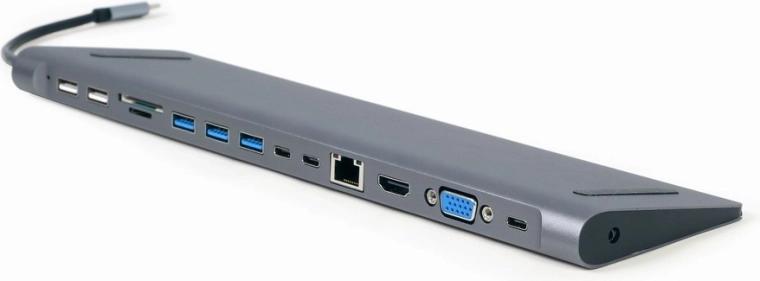 9-ühes USB-C mitme pordiga adapter HDMI, VGA, LAN-i, kaardilugeja ja Power Deliveryga