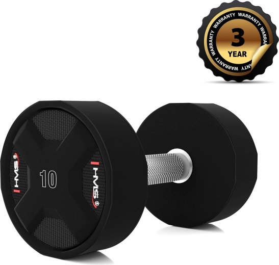HMS-i polüuretaanist hantel 10 kg