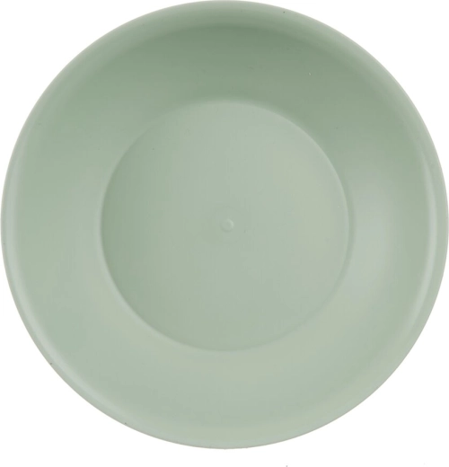 Sügav plasttaldrik Sandy roheline 18,5 cm