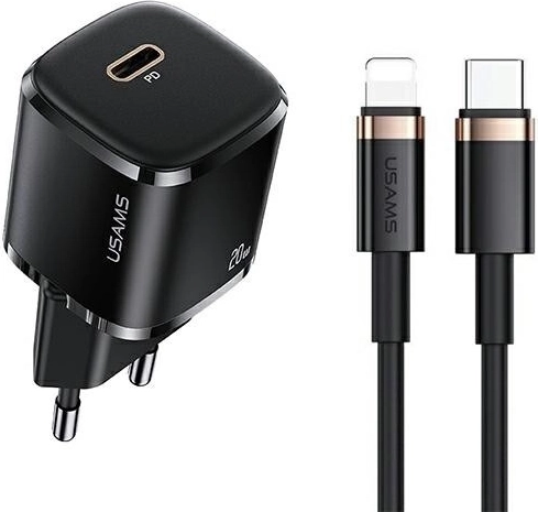 Võrgulaadija 1× USB‑C 20 W koos Lightningi kaabliga PD 3.0 – Lightning