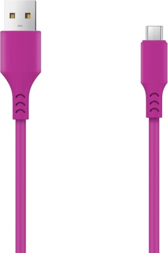 Setty USB–microUSB kaabel 1 m, 2 A, lilla