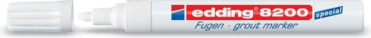 Vuugivuukide marker Edding 8200 valge