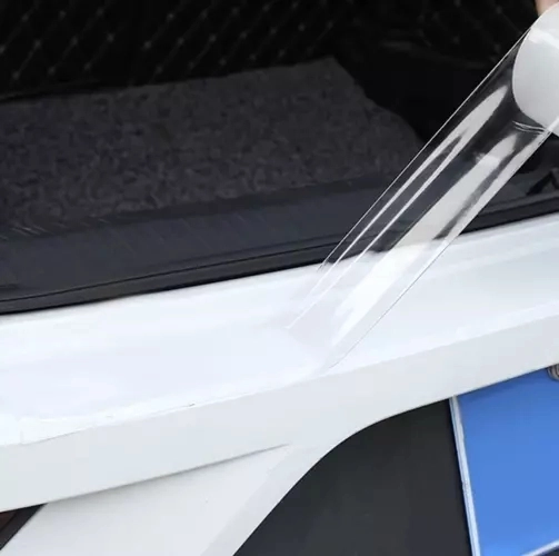 Unobtrusive and practical transparent film
