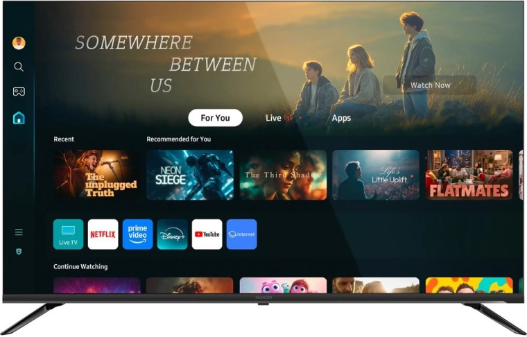 Sencor 55" 4K UHD smart TV with Tizen OS