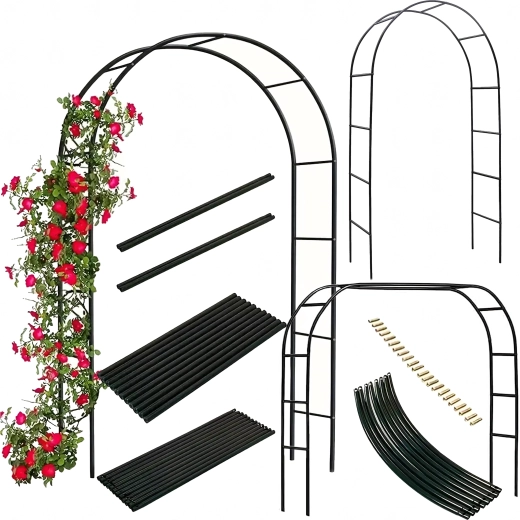 Aia kaarpergola – metallist tugi ronitaimedele