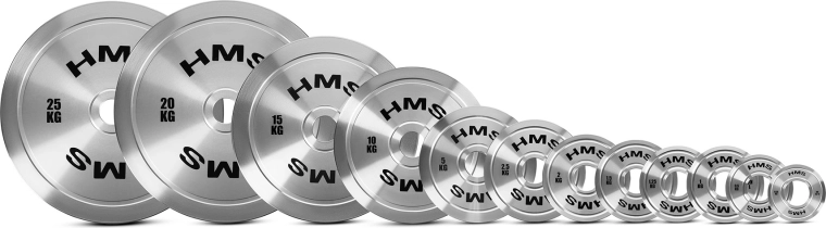 HMS 10 kg Steel Olympic Plate