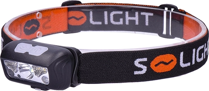 Solighti laetav LED-pealamp 150 + 100 lm valge ja punase valgusega