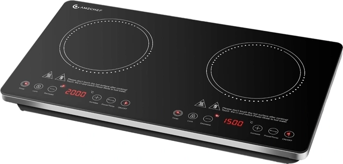 AMZCHEF Two-Zone Induction Hob