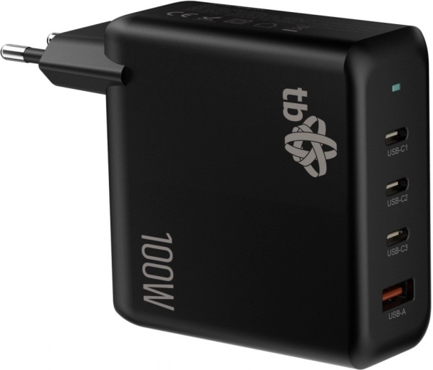 Laadija 3x USB C + USB A Power Delivery must 100W