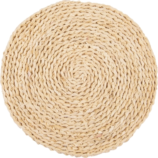 Orion natural round table placemat 35 cm