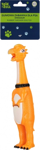 Piiksuv kummist dinosaurus koertele