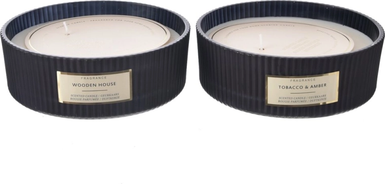 Lõhnaküünal klaasis Black 580 g