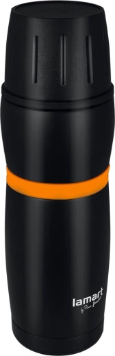 Lamarti roostevabast terasest termospudel Cup 480 ml – Must/oranž