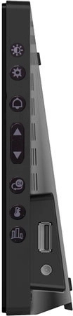Lihtne juhtimine: puute + küljenupud, USB-toide