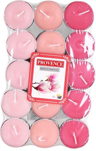 Lõhnastatud teeküünlad Provence magnoolia, 30 tk