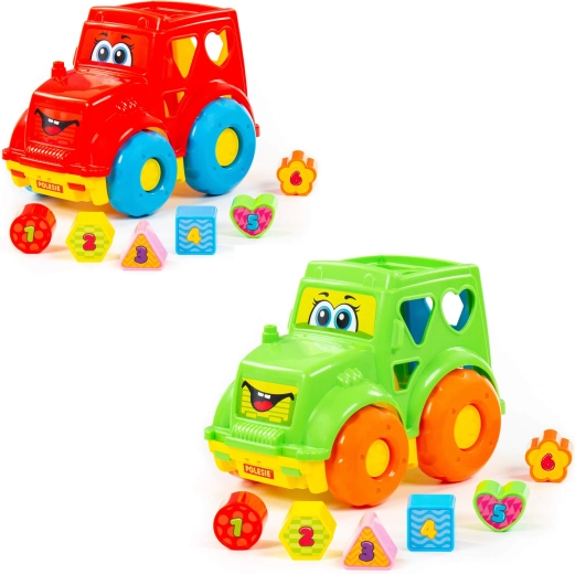Laste traktor kujundite sisestusmäng Polesie – 1 tk