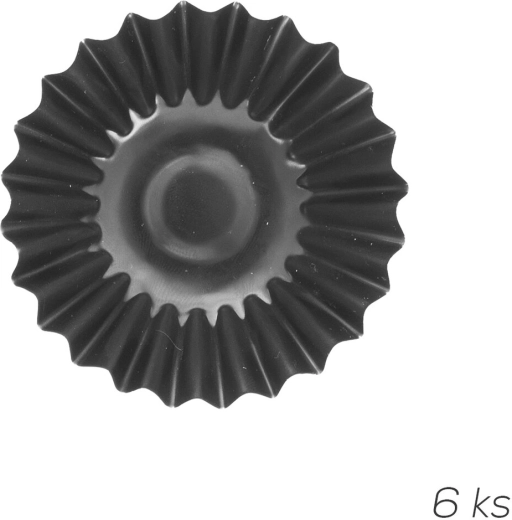 Metallist vormid tartalettidele 5,5 cm (6 tk)