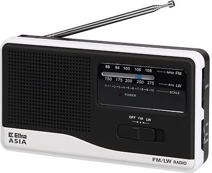 Kaasaskantav raadio ASIA valge