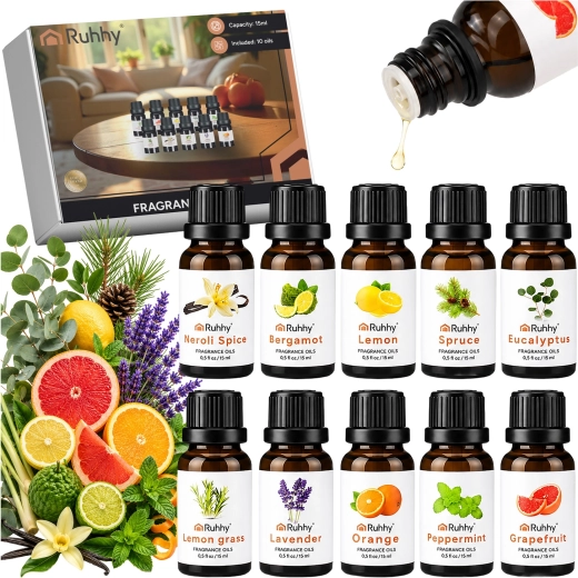 RUHHY Scented Oil Set 10 × 15 ml - 10 pcs