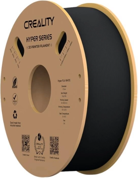 Creality Hyper PLA filament, black, 1.75 mm, 1 kg