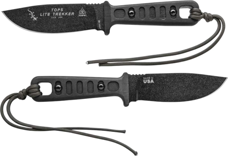 TOPS Knives Lite Trekker Standard Black fikseeritud teraga nuga