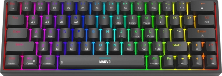 Hot-swap-lülitid ja RGB-valgustus