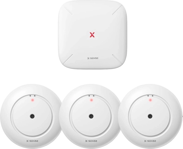 X-Sense nutikas vee lekkeanduri komplekt SWS54 (baasjaam SBS50 + 3× SWS51)