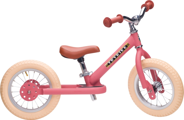 Roosa laste tasakaaluratas Trybike