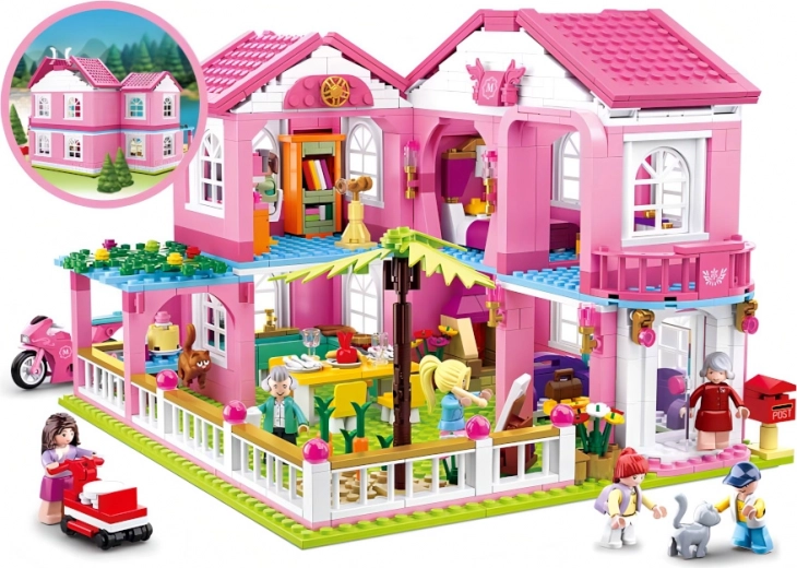 896 klotsi ja 7 figuuri rikkalikuks mänguks