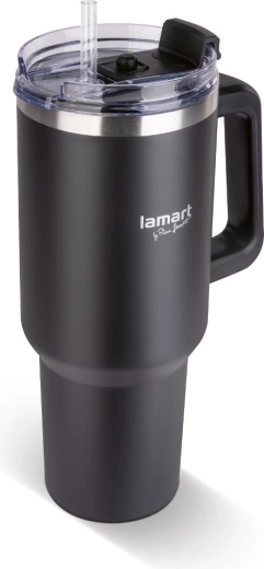 Lamart Huge Thermal Mug 0.9 l – Black