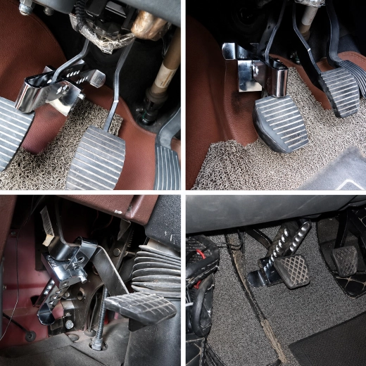 Mechanical pedal lock for enhanced security
