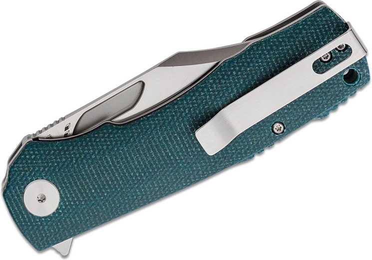 Ergonomic micarta and deep-carry pocket clip