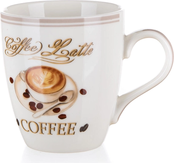 Keraamiline espresso tass 240 ml kohvimotiiviga