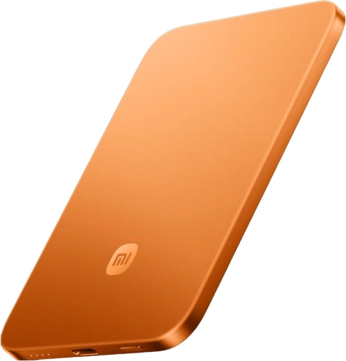 Üliõhuke magnetiline akupank 5000 mAh 15 W oranž
