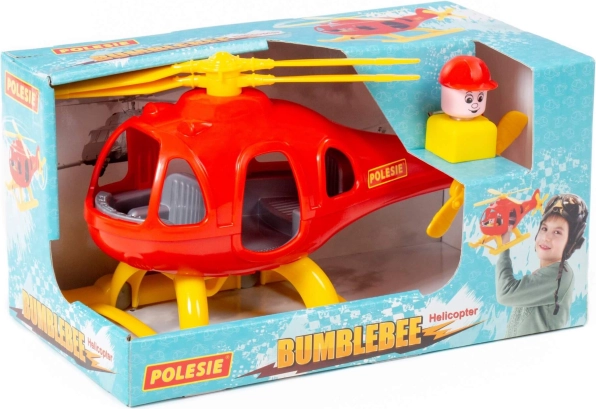 Mänguhelikopter Kimalane, mänguasi POLESIE – Punane-kollane